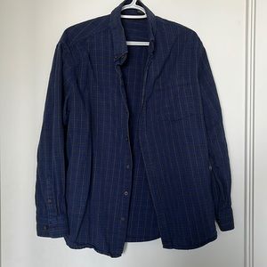 Blue Plaid Button Down
